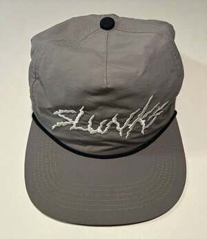 SLUNKS Brand Solid Gray/Black Adjustable Cap, One Size, Unisex